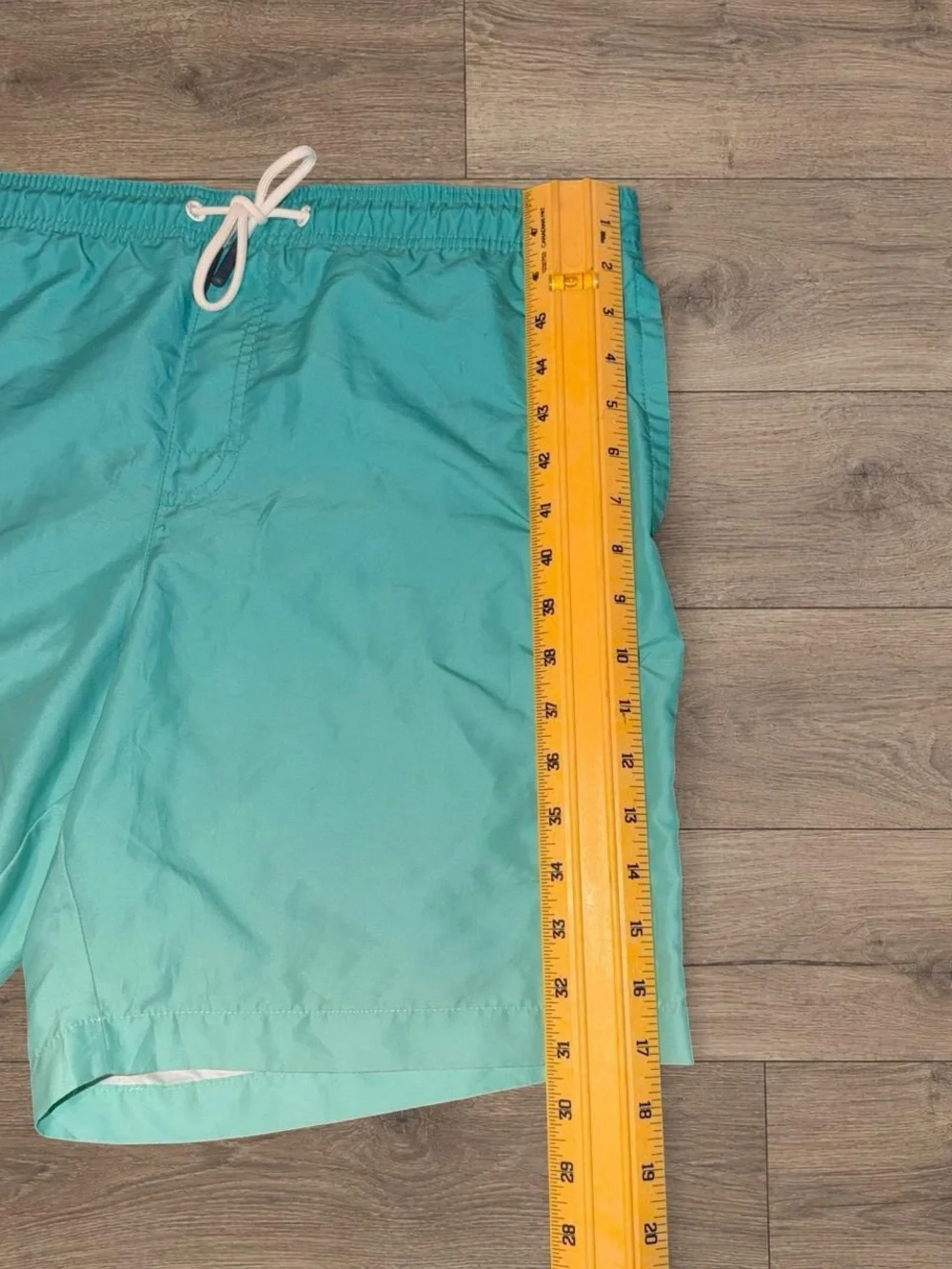 American Eagle Men’s Aqua Swim Trunks Drawstring Board Shorts